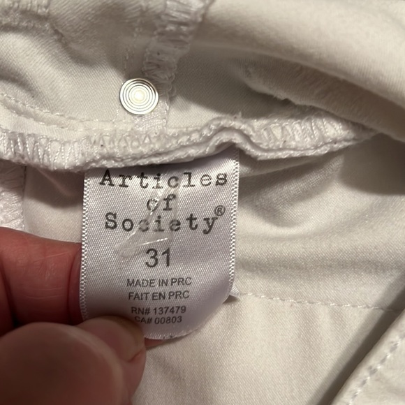 Articles of Society Distresses Frayed Hem Skinny Jean - Size 31 - Picture 7 of 7